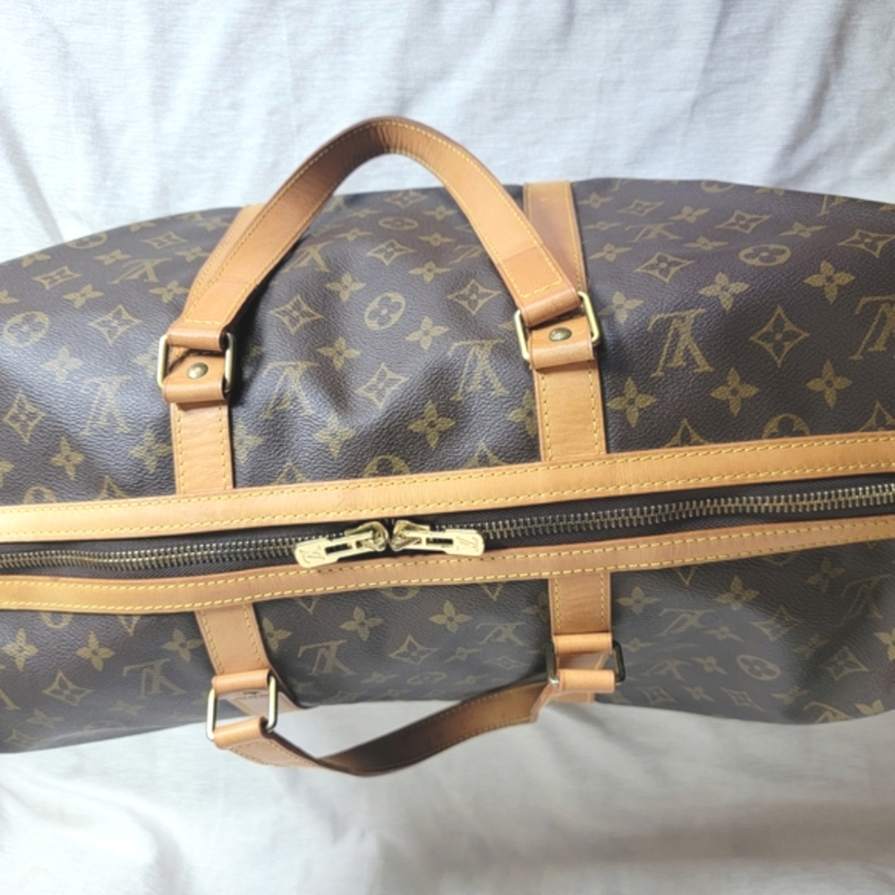 Auth💞Louis Vuitton Sac Souple 45 Monogram Coated Canvas Travel Bag - Picture 5 of 14